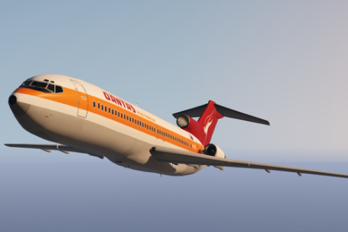 Qantas Boeing 727 Livery